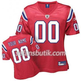 New England Patriots Tröjor Custom Röd - Dame